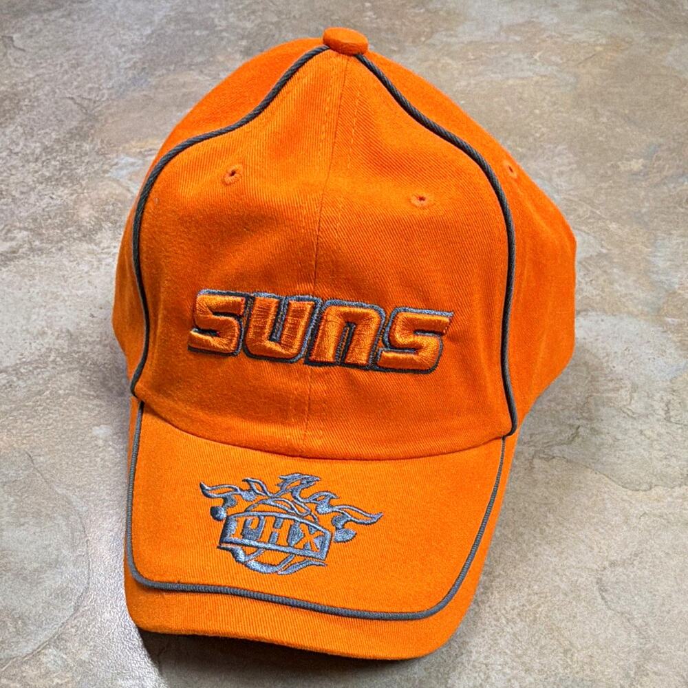 Team Shop Exclusive Phoenix Suns Orange/Gray Adjustable NBA Basketball Cap NWOT